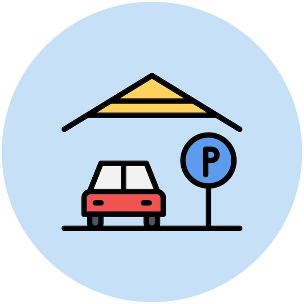 Vector parking systems icon vector image can be used for cyberpunk