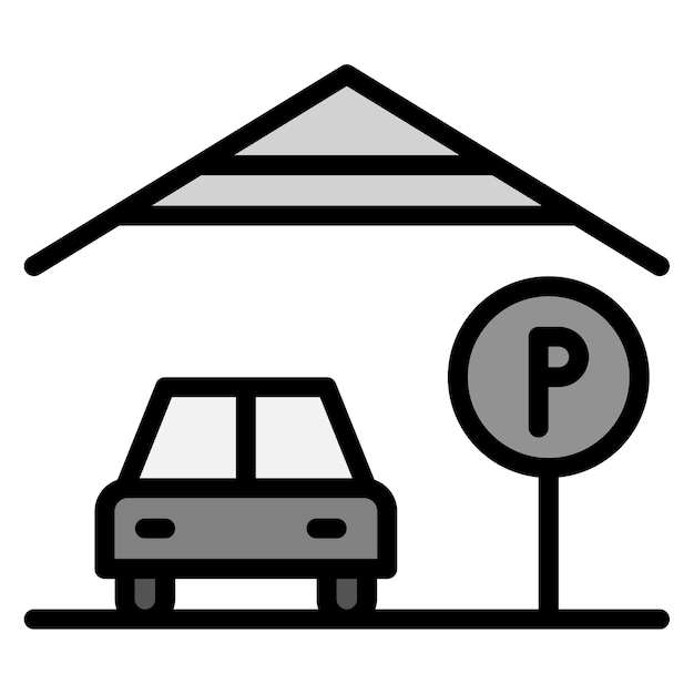 Vector parking systems icon vector image can be used for cyberpunk