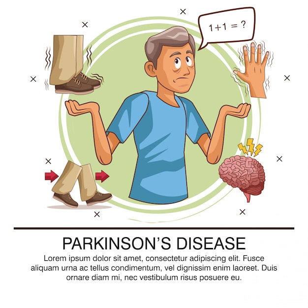 Parkinsons disease infographic