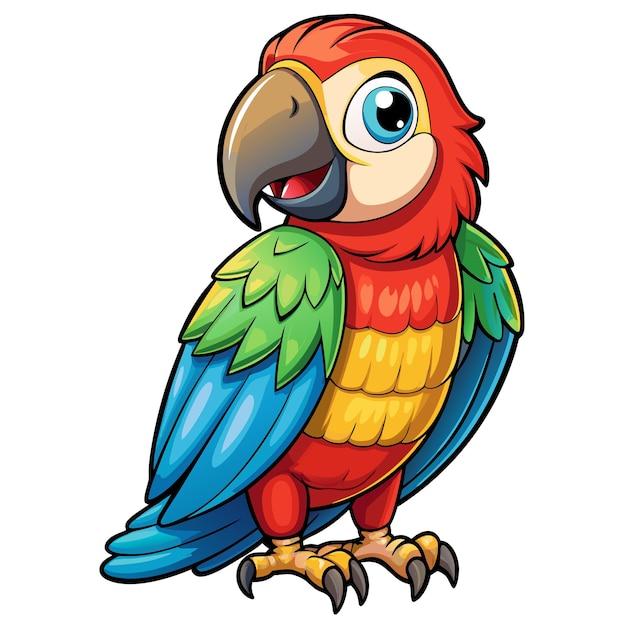 Vector parrot vector design