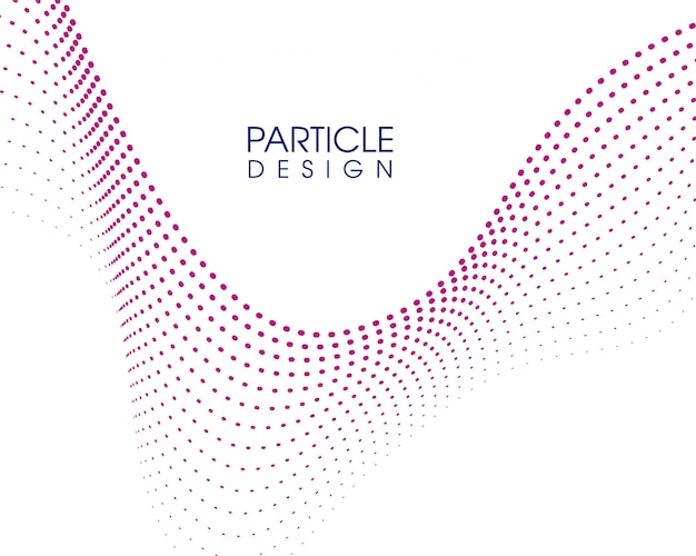 Particle wave background