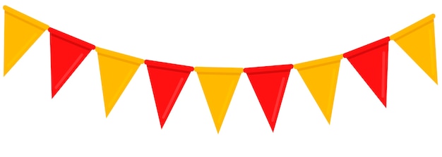 Party decoration flags