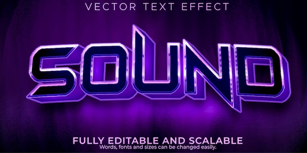 Party text effect editable club and event text style