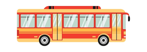 Passenger bus Public Transport Vector illustration