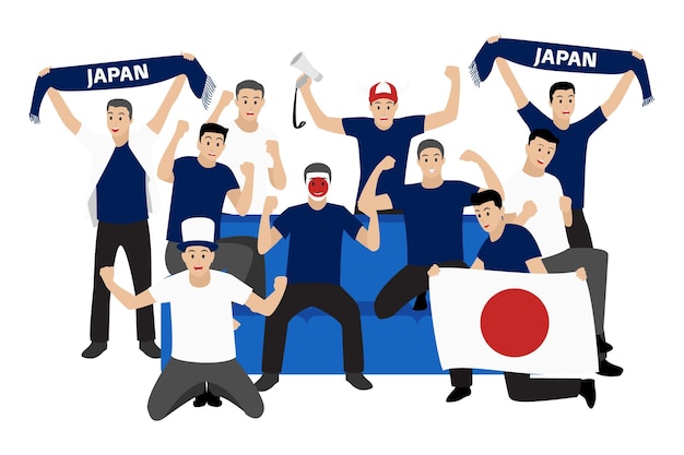 Passionate Football Fans From Japan