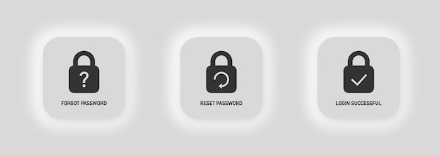 Password icon Security app vector desing