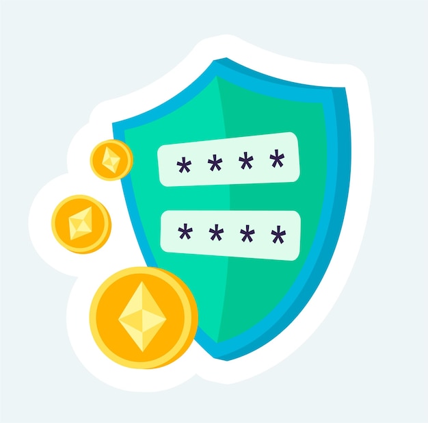 Password shield to protect account Cryptocurrency and blockchain