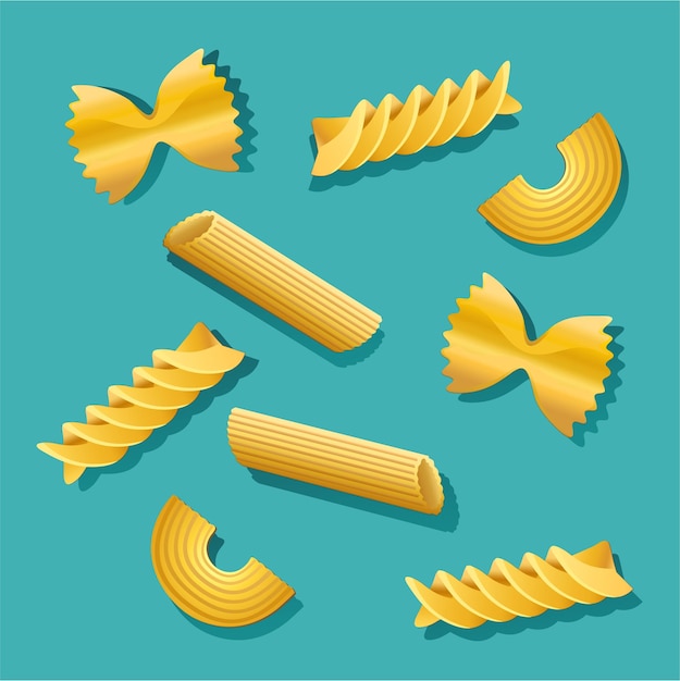 Vector pasta selection