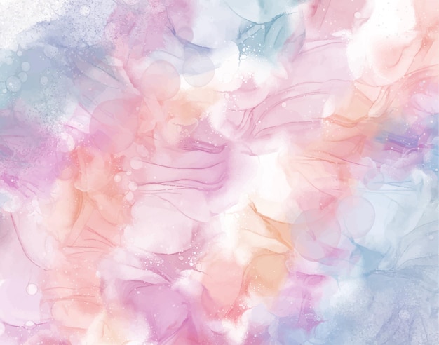 Pastel Alcohol Ink Abstract Background