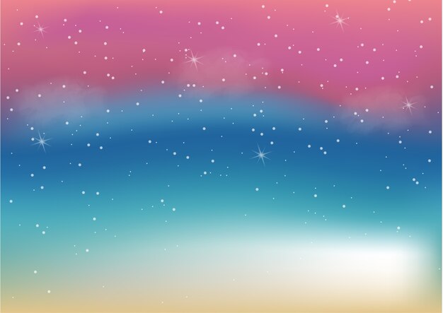 Vector pastel color abstract background with bokeh