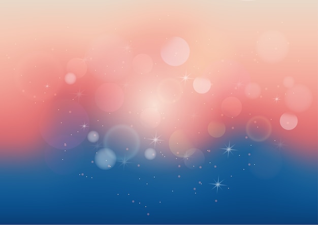 Pastel color abstract background with bokeh