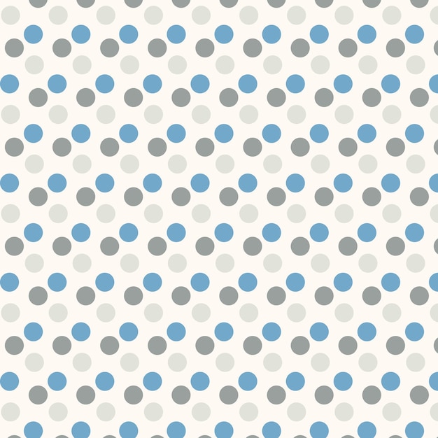 Vector pastel colors polka dot seamless pattern background