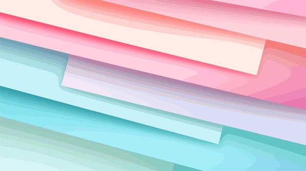 Vector pastel paper backgrounds overlay each other