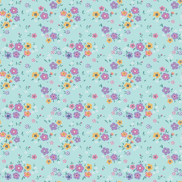 PASTEL ROMANTIC FLORAL SEAMLESS PATTERN