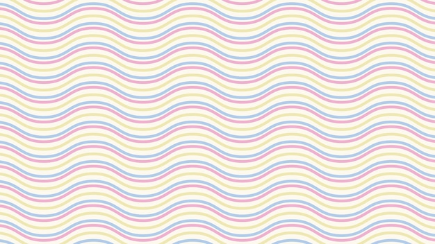 Pastel wavy line background illustration perfect for wallpaper backdrop postcard background