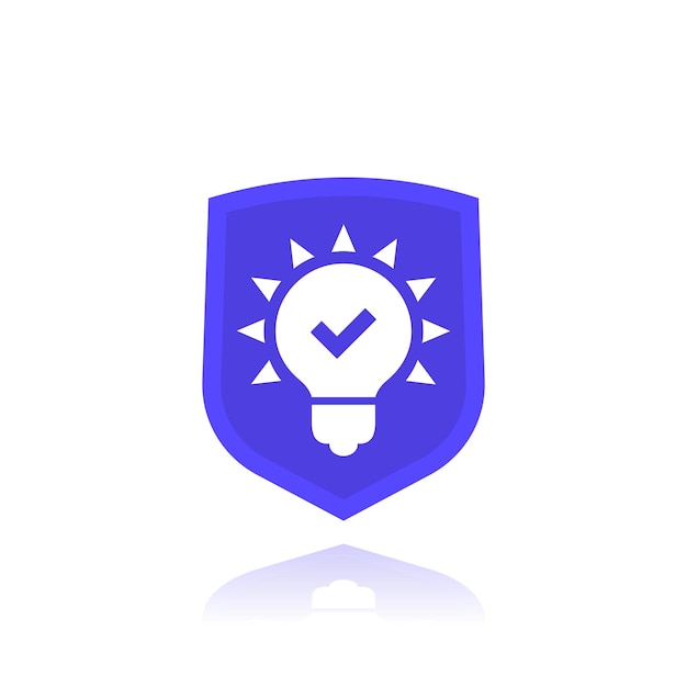 Vector patent protection icon vector design