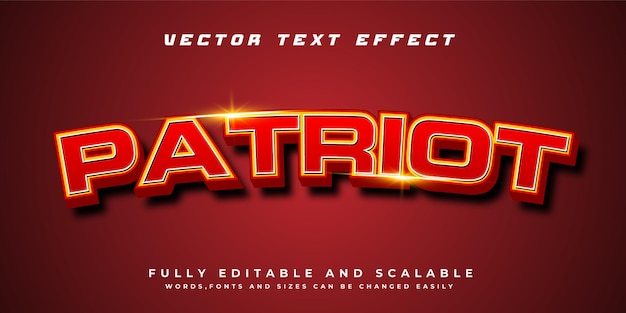 PATRIOT TEXT EFFECT