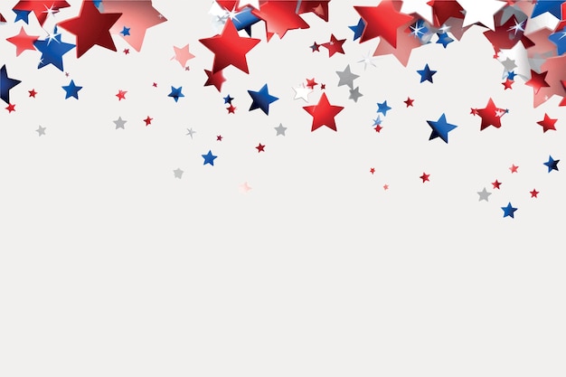 Vector patriotic stars background celebration