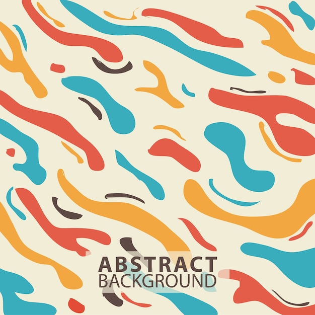 pattern abstrack background line wave retro color