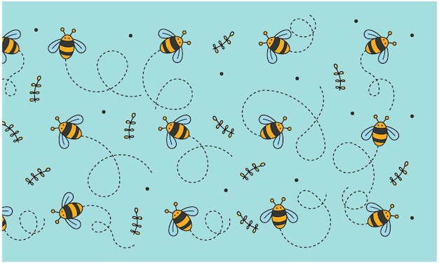 Pattern Bee honey