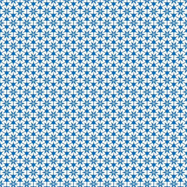 Pattern on blue background