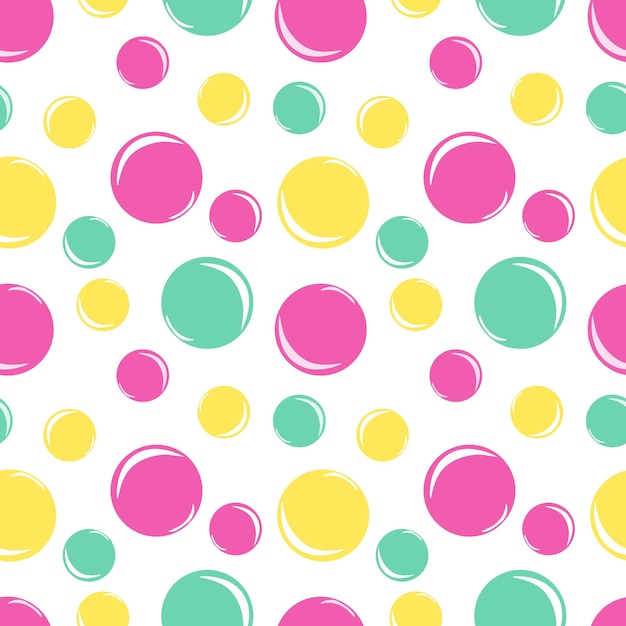 Pattern bubbles gum