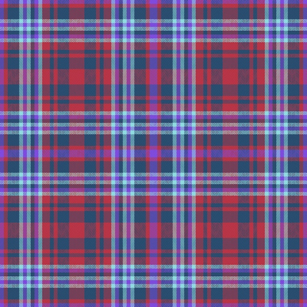 Pattern check plaid Textile background texture Tartan vector fabric seamless