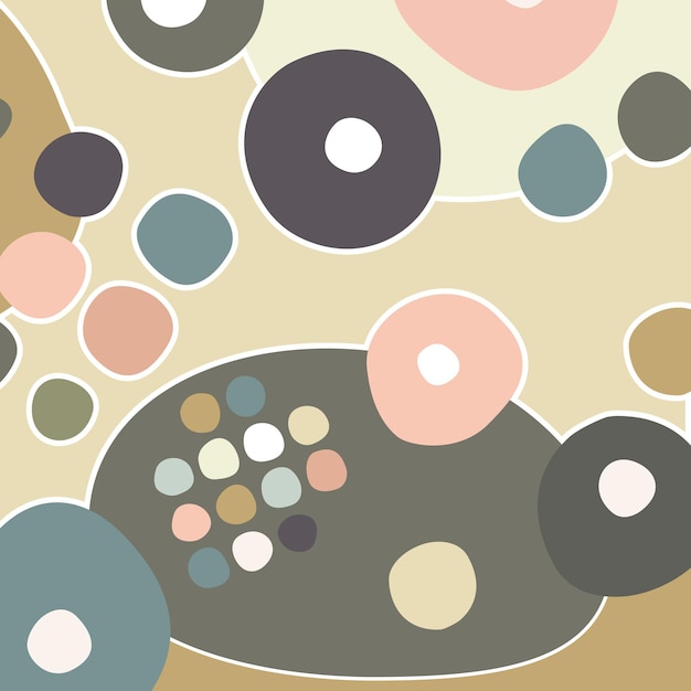 Pattern of colorfull circles dots Vector