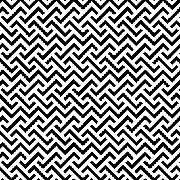 Pattern design geometric seamless line background black and white