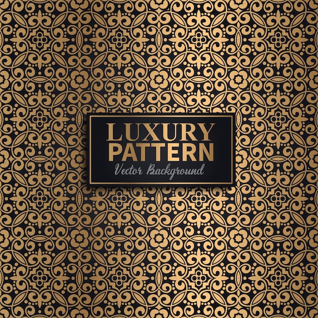 Pattern desing For gold Luxury Textile and printing background vector and for multi purpose use