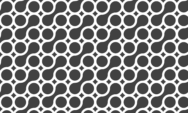 Vector the pattern in the form of circles is a geometric pattern