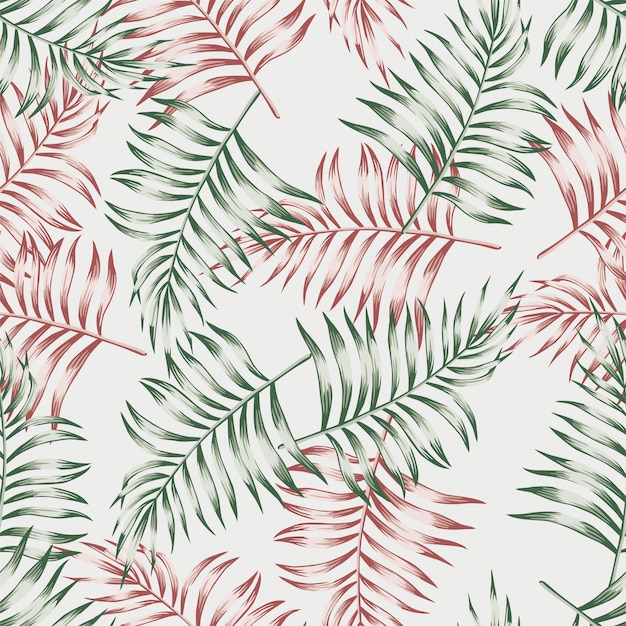 Pattern from palm leaves