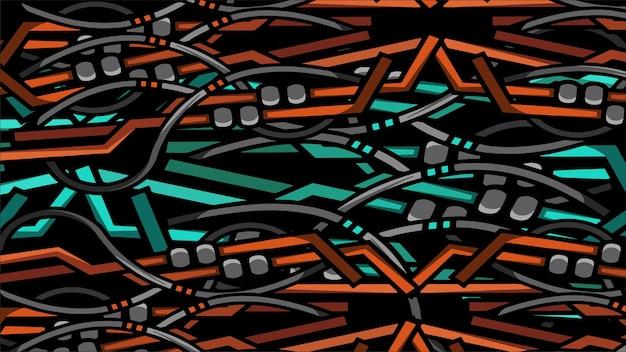 pattern futuristic wire background