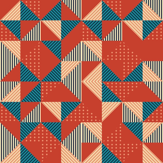 Pattern geometric background with memphis 80s background