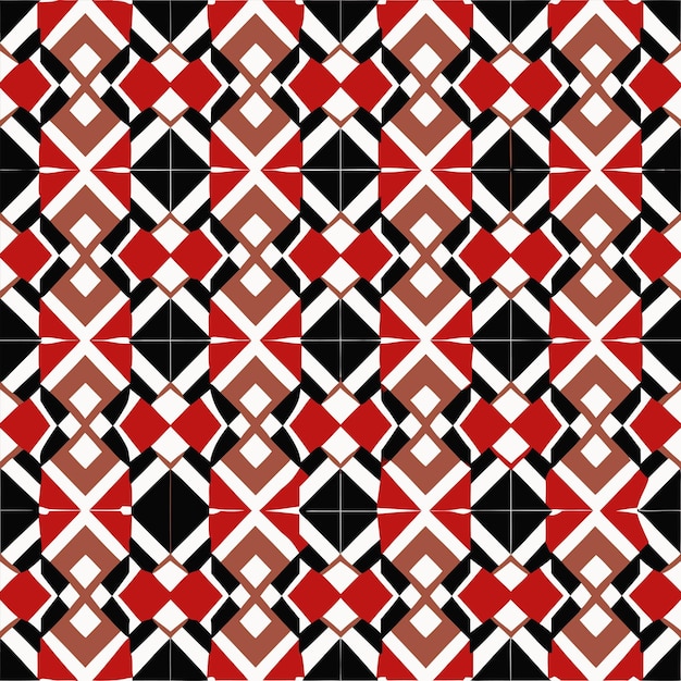 a pattern of geometric shapes and squares