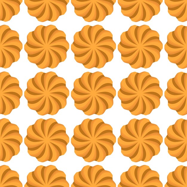 Pattern homemade cookie different taste in pastry biscuit