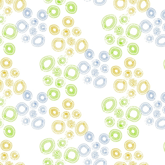 A pattern of multicolored circles Abstract seamless pattern