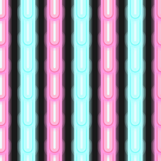 Vector pattern neon stripes