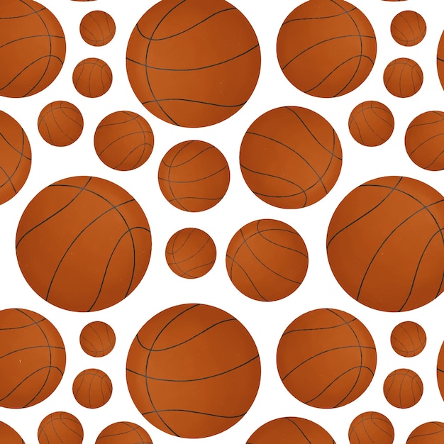 Pattern orange basketball ball for sports game