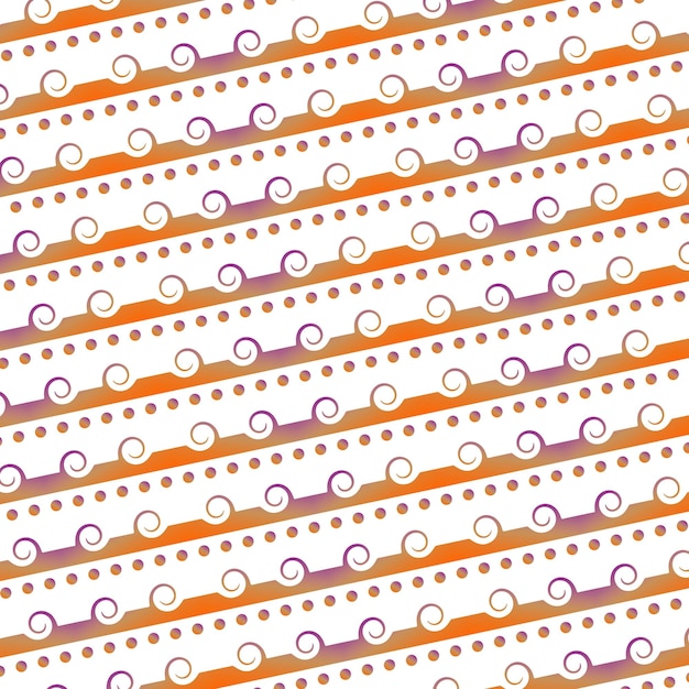 The pattern of orange and black combinations can be used for book covers or other things