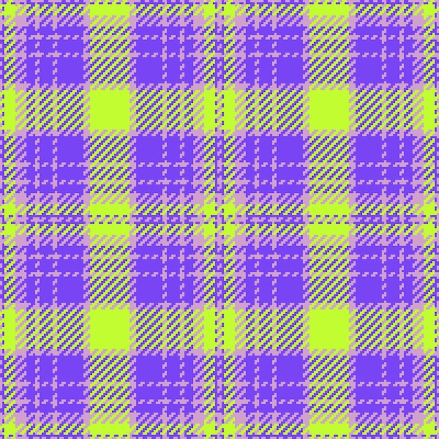 Pattern plaid seamless Texture textile tartan Fabric vector background check