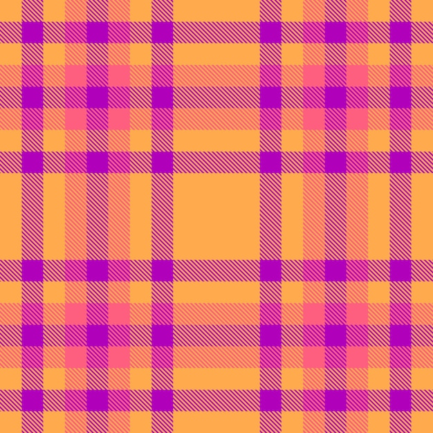 Pattern plaid tartan of fabric background vector with a check textile seamless texture