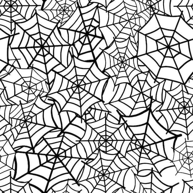 The pattern of the spider webdesign for halloween