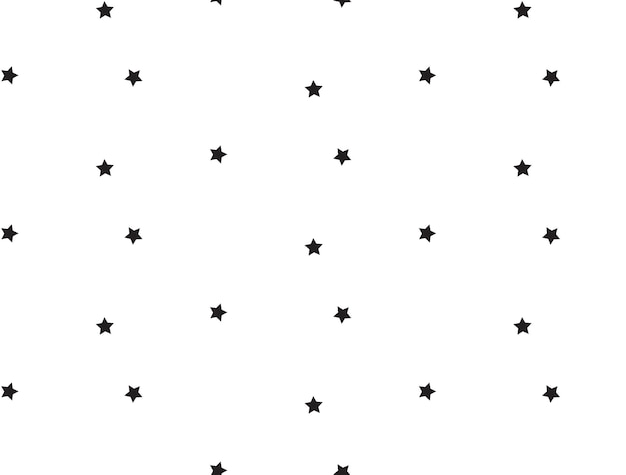 Pattern stars grey background kid room decor white black