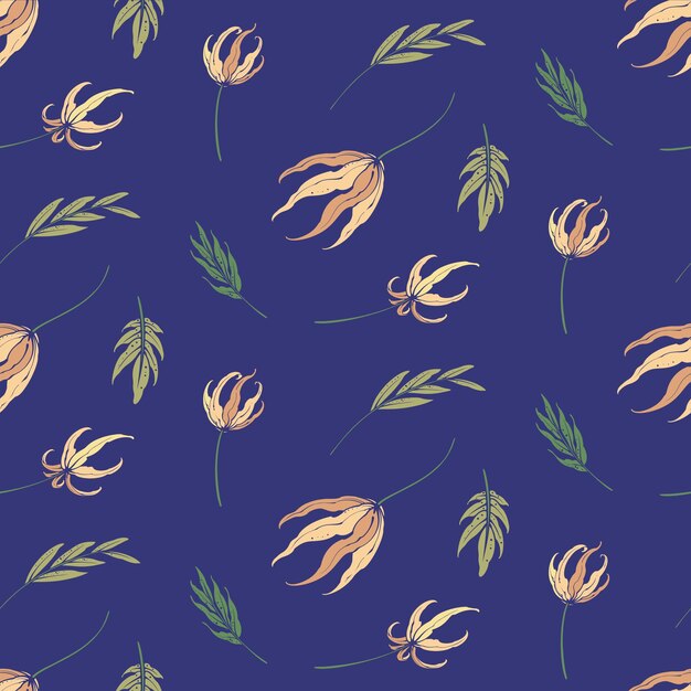 Pattern summer simple vector art