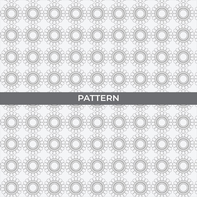 Pattern of the sunflowers on a gray background