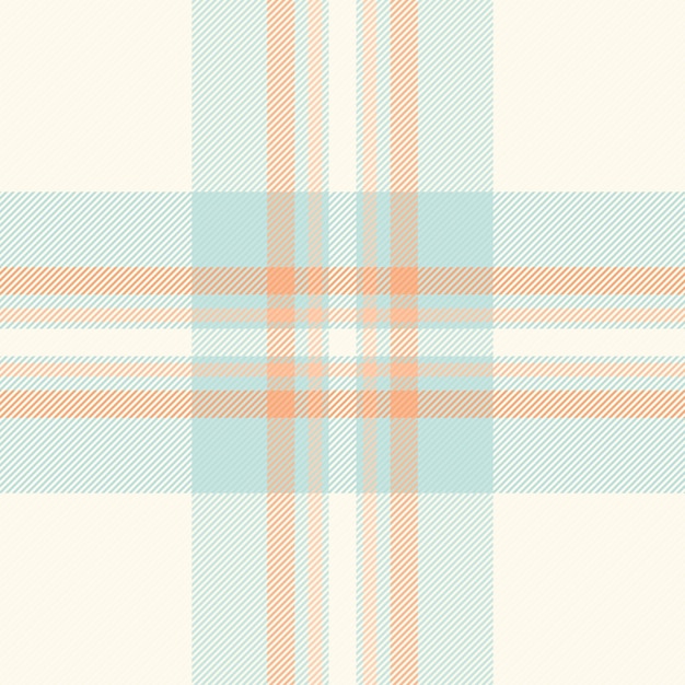 Pattern tartan background of vector check plaid with a fabric textile texture seamless in sea shell and light colors