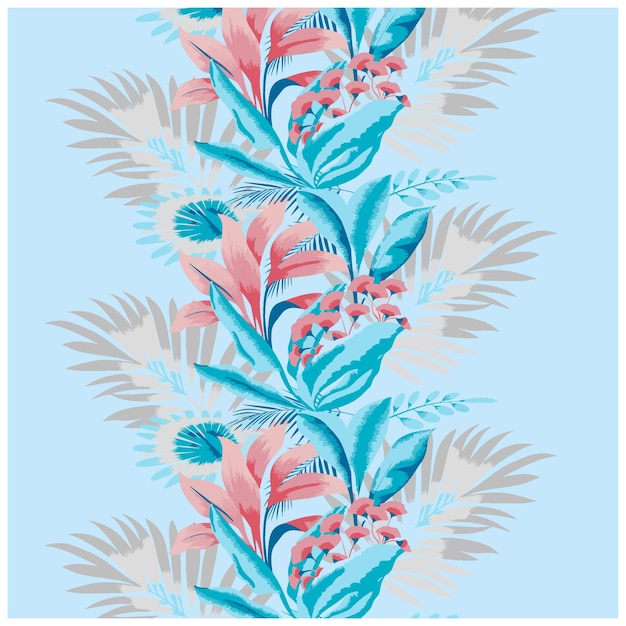 Vector pattern for textile fabric designs