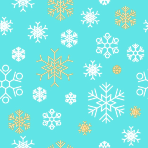 Pattern vector of Christmas snow Falling snowflakes on light background Snowfall