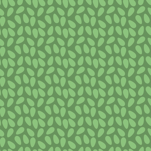 Pattern with leaves Floral seamless texture Cool green design Flat vector illustration